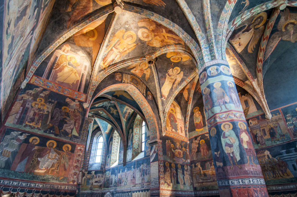Frescoes in Lubin chapel